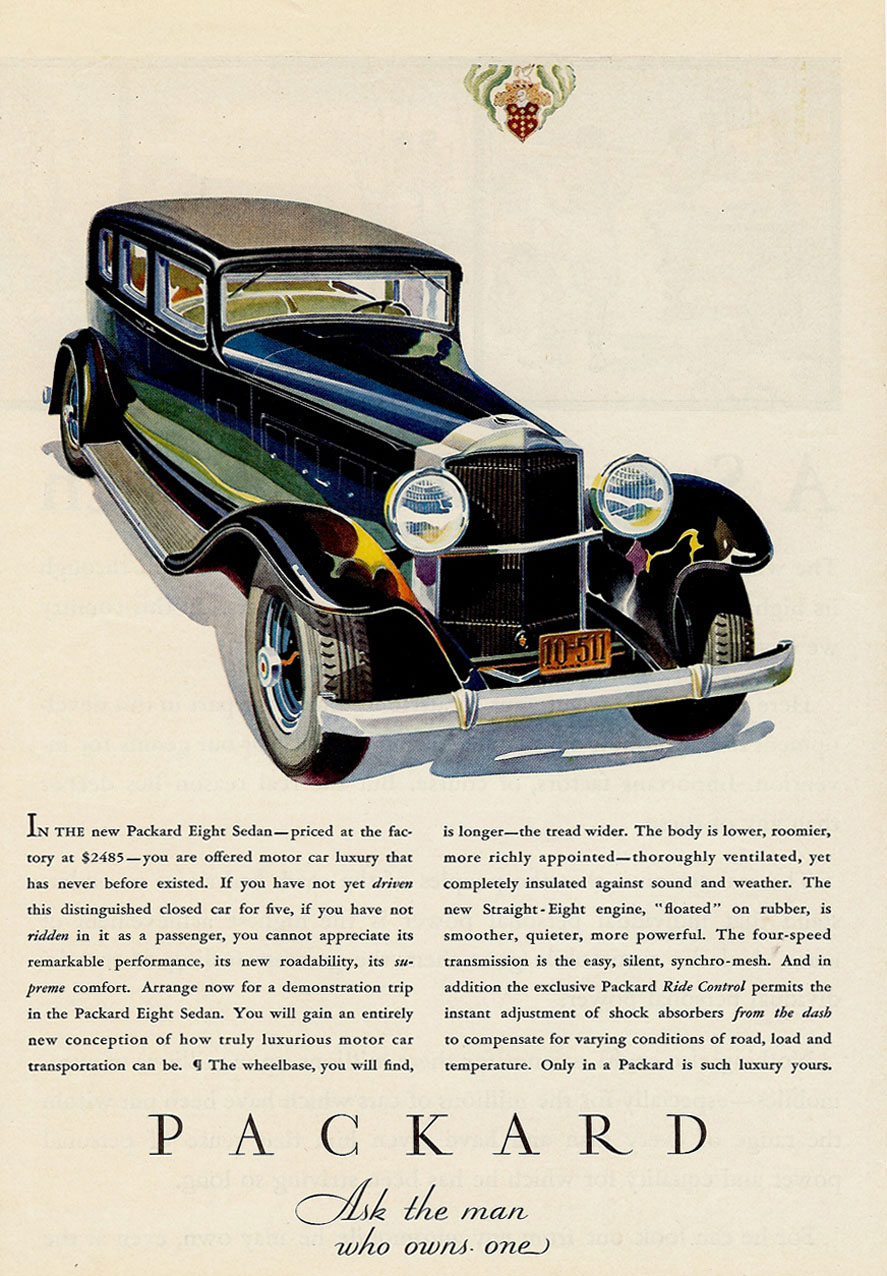 1932 Packard Auto Advertising